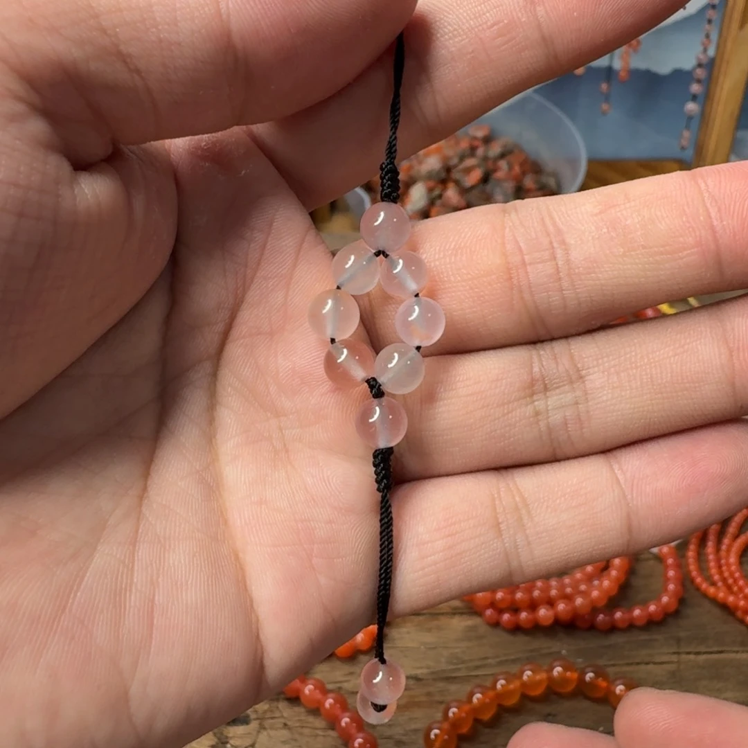 南红玛瑙单圈未镶嵌10