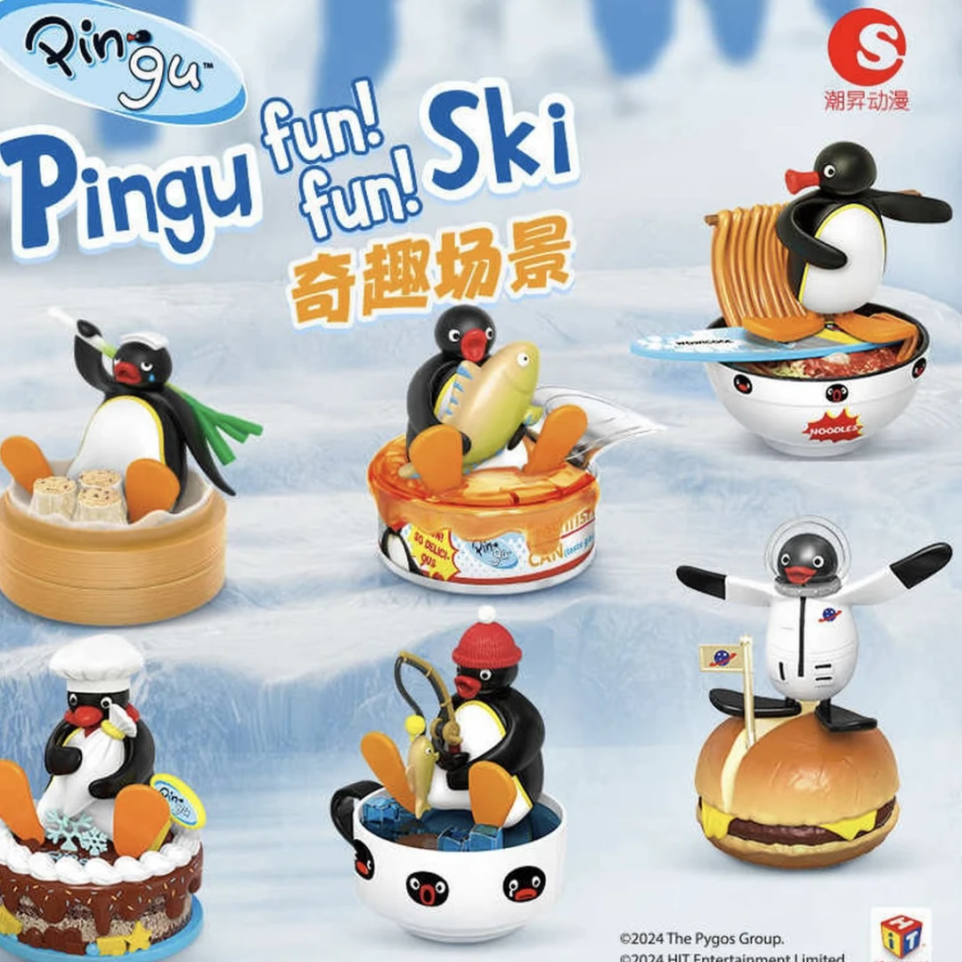 【代拆】Pingu的生活日记系列盲盒手办潮玩企鹅家族