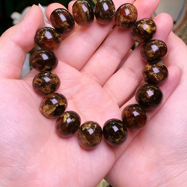 琥珀未镶嵌裸石抚顺琥珀16-349