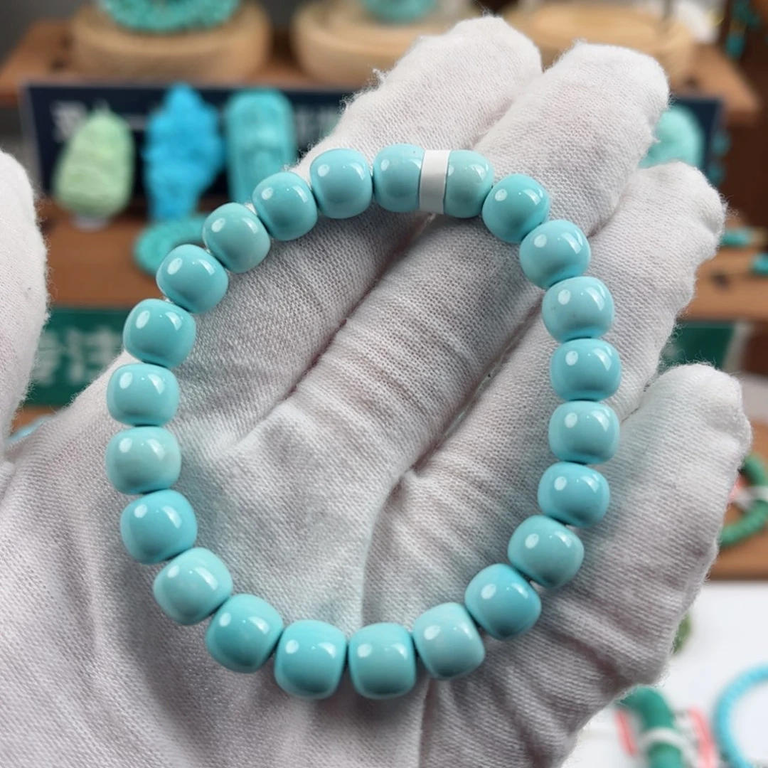 未镶嵌绿松石尺寸8.5mm