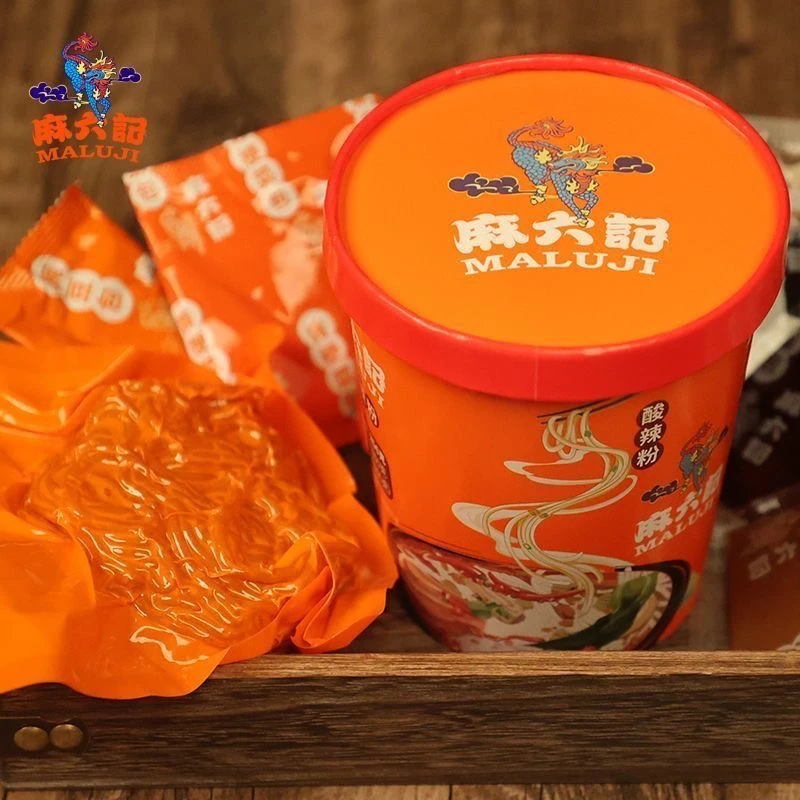 【麻六记】酸辣粉 张兰小菲七滋八味重庆冲泡喝汤粗湿粉条中杯201g