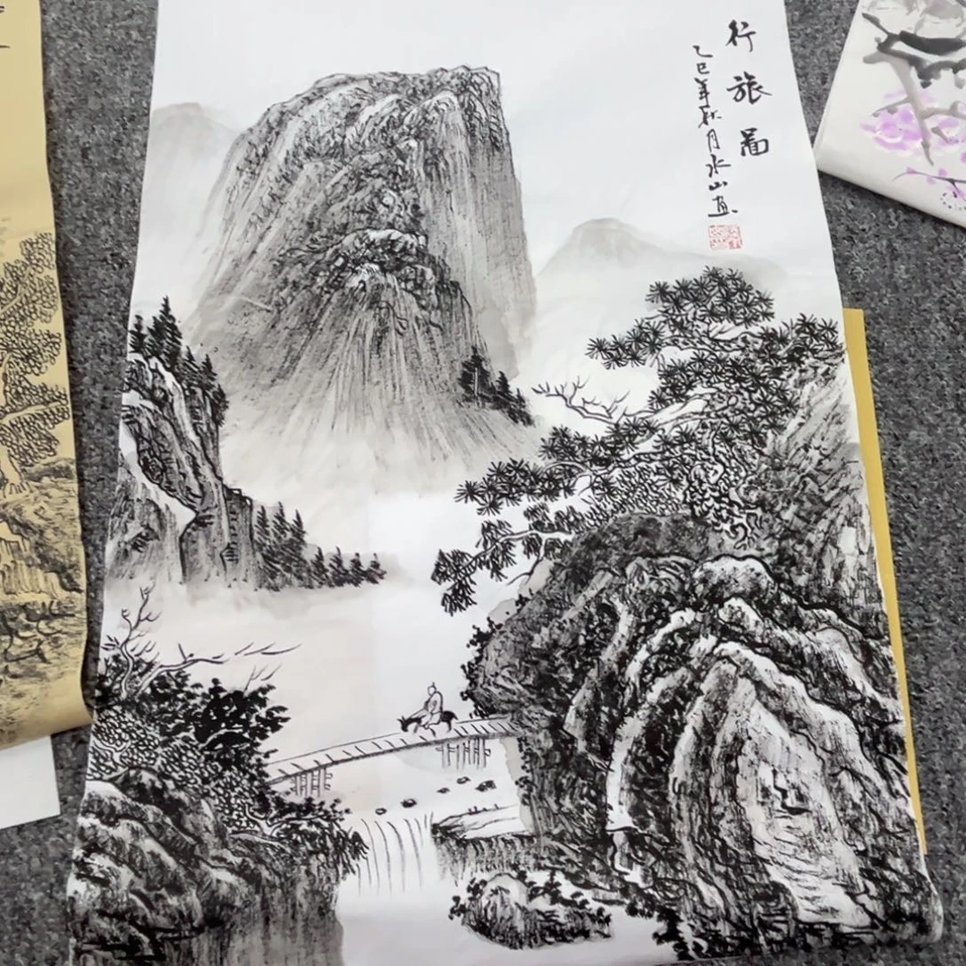 胜***景国画国画作品展览
