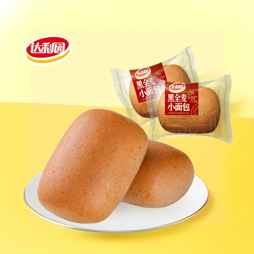 【散装】达利园黑全麦小面包25枚约500g法式饱腹充饥糕点早餐营养