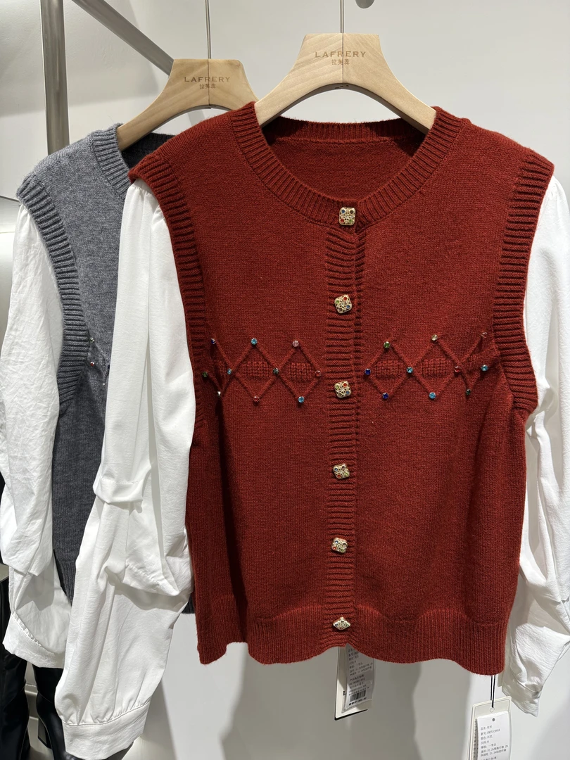 【早春新品】七彩宝石拼接衬衫