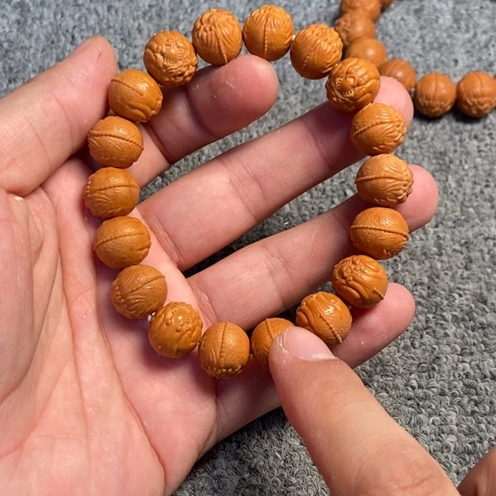 文玩核桃把件至尚孤品新年快乐