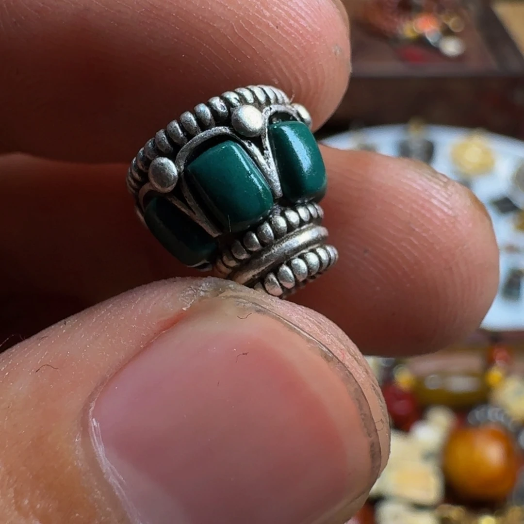 众***看颈饰玻璃藏传琉璃小元素