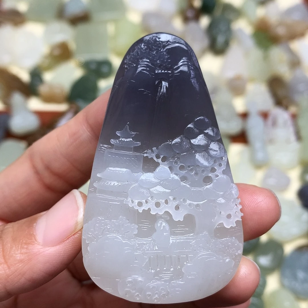 和田玉颈饰未镶嵌