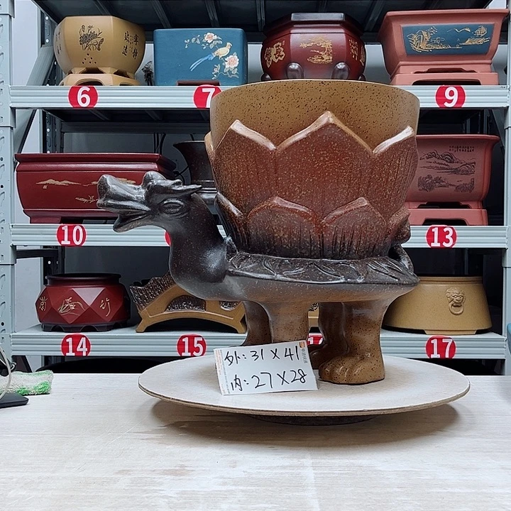 紫砂花盆紫砂花盆