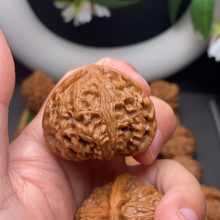 半***醉文玩核桃把件宫灯42