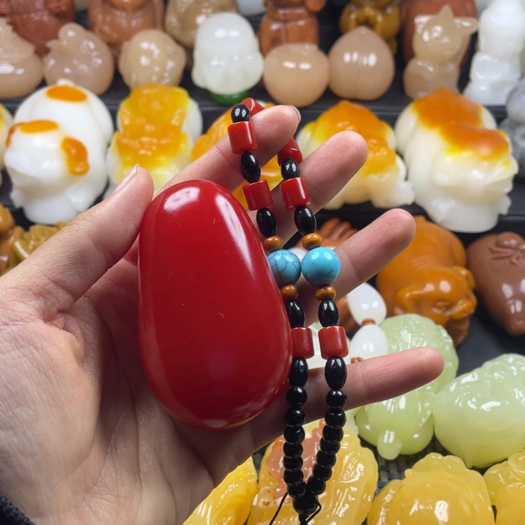 玉石雕刻把件  原石