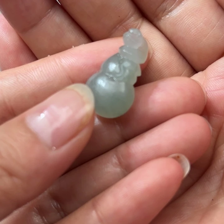定制翡翠未镶嵌天然缅甸翡翠A货葫芦