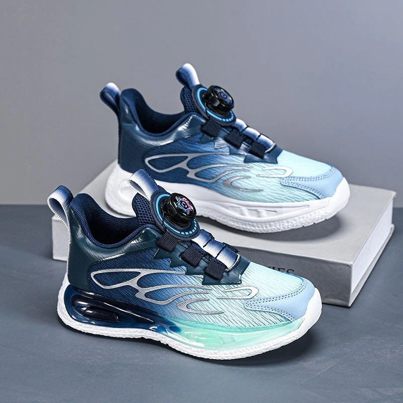 儿童鞋男童2025新款夏季透气网面运动鞋大童网眼男孩跑步鞋9-13岁