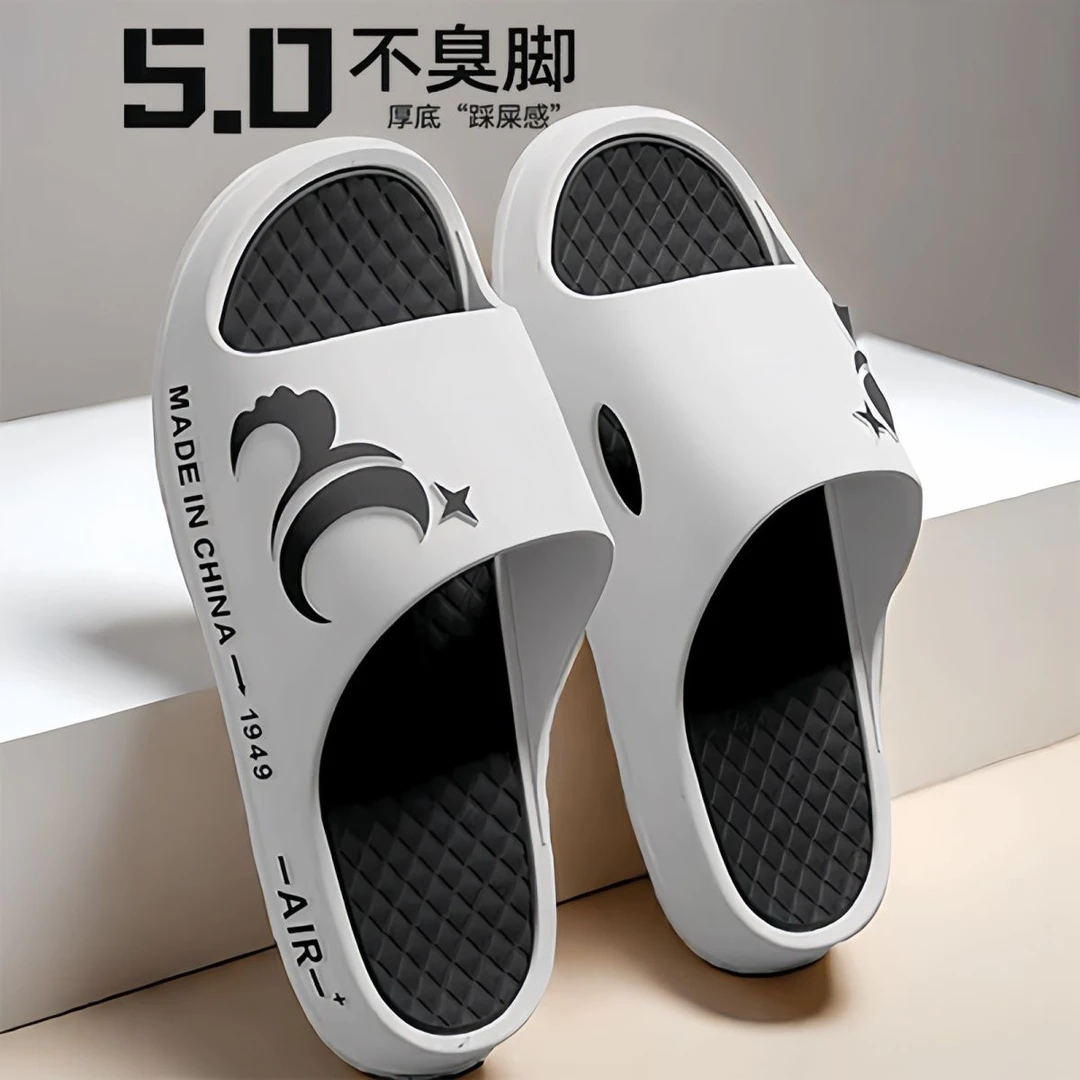 金足通拖鞋男士夏季运动防滑透气海边沙滩新款休闲美式户外凉拖鞋