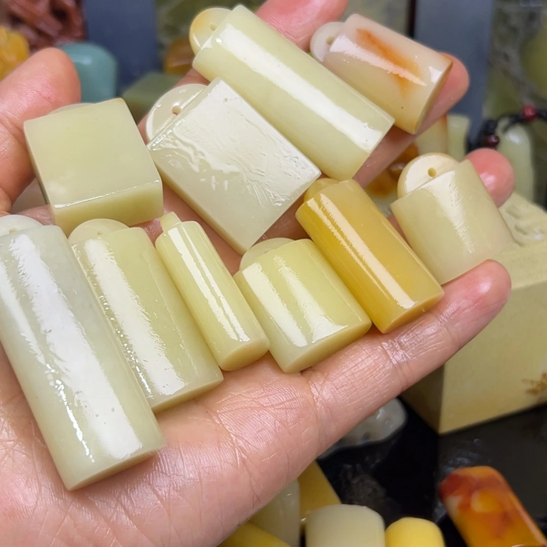 印石青田石寿山芙蓉石10方