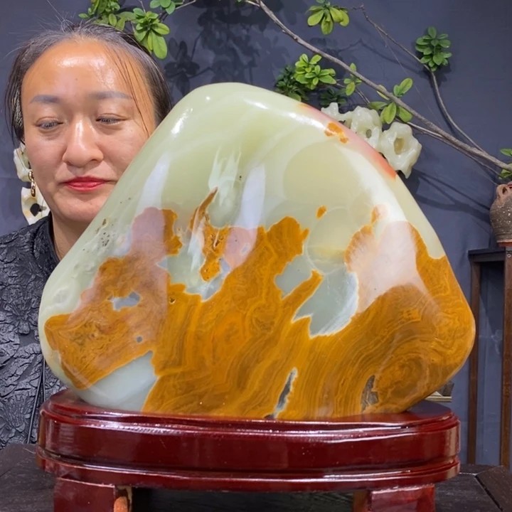 石材精品古青石摆件