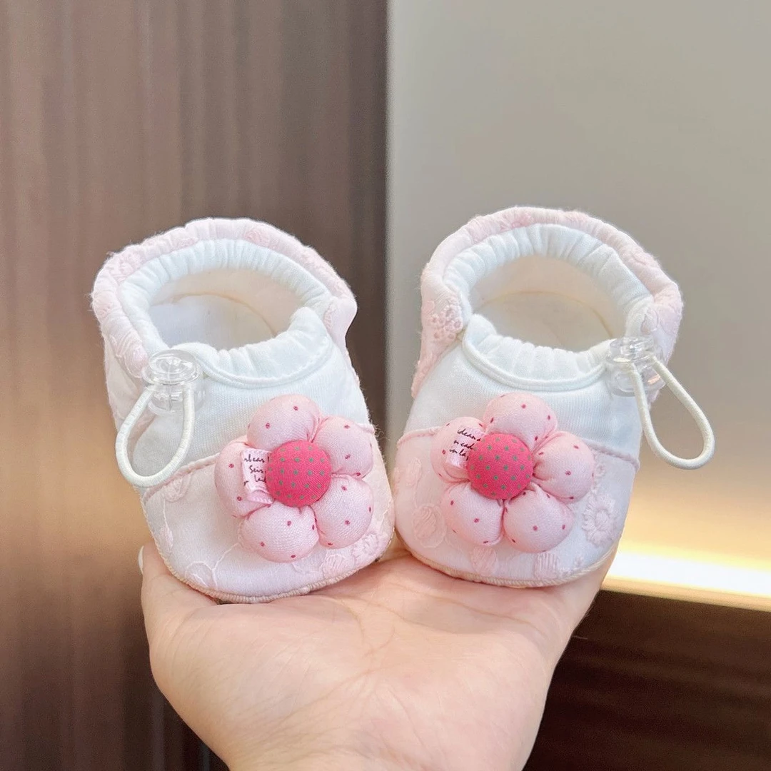 春秋款婴幼儿护脚布鞋公主新款春秋可爱女宝宝儿童学步轻便鞋子