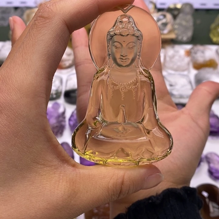 西***车水晶颈饰未镶嵌定制