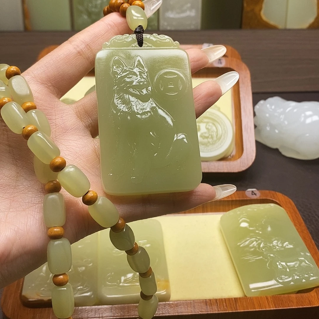 步***啡新疆昆仑山料方解石玉