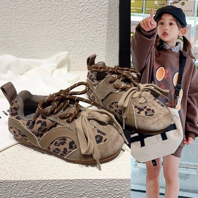 女童鞋儿童运动鞋女孩春秋季2025新款小众原创设计德训鞋夏季透气