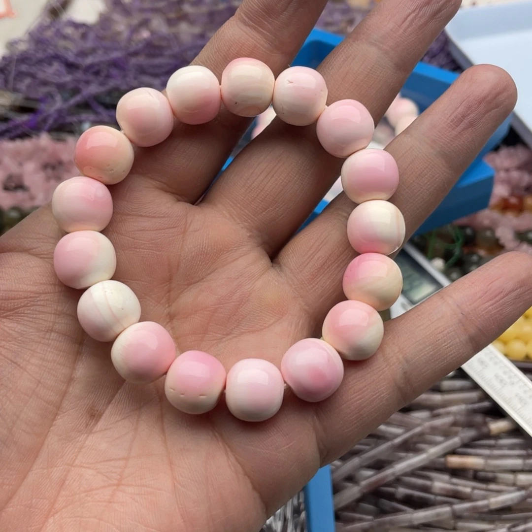 玛瑙/玉髓珠宝半成品未镶嵌谁****她一条12mm女王呗手串