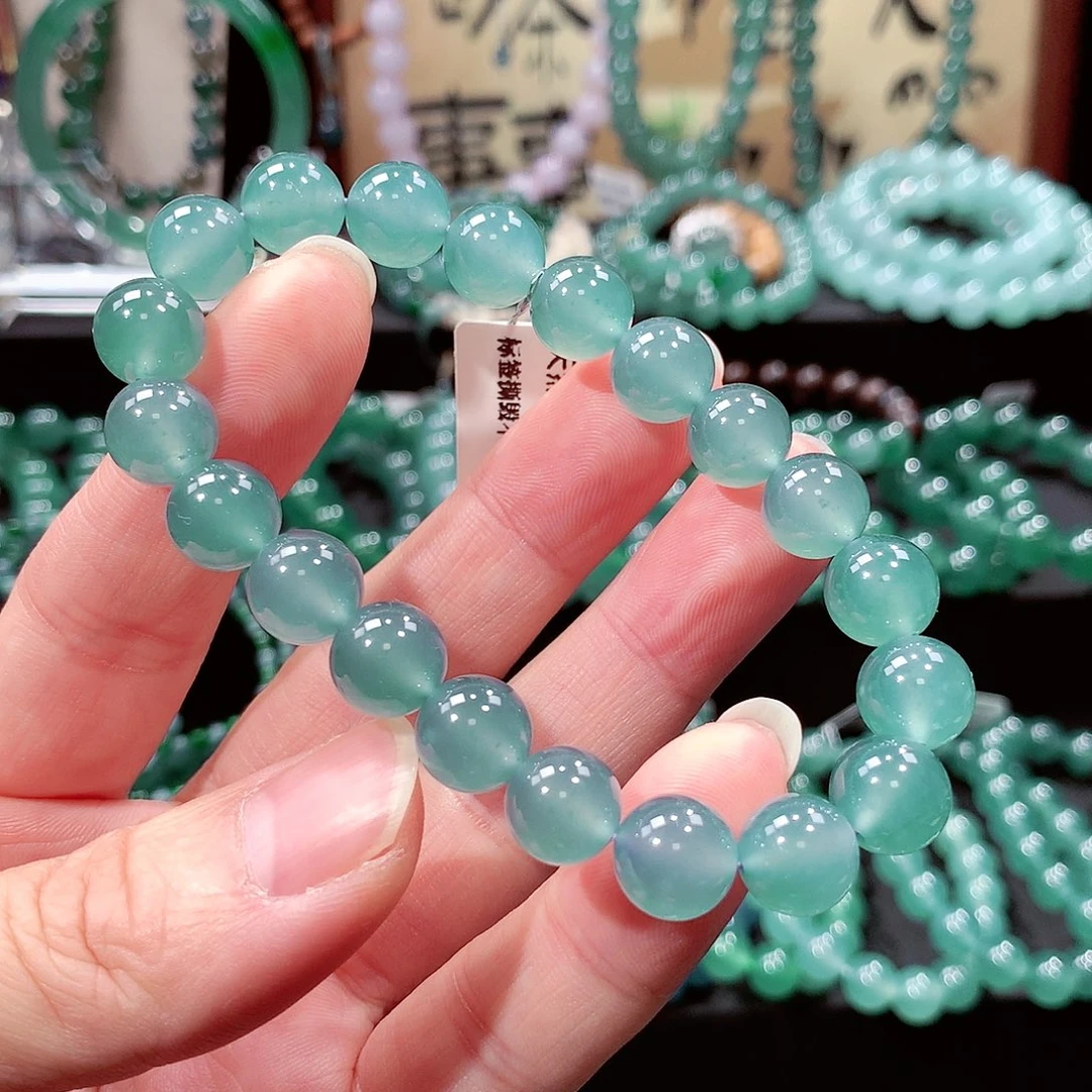 翡翠未镶嵌手链卡10