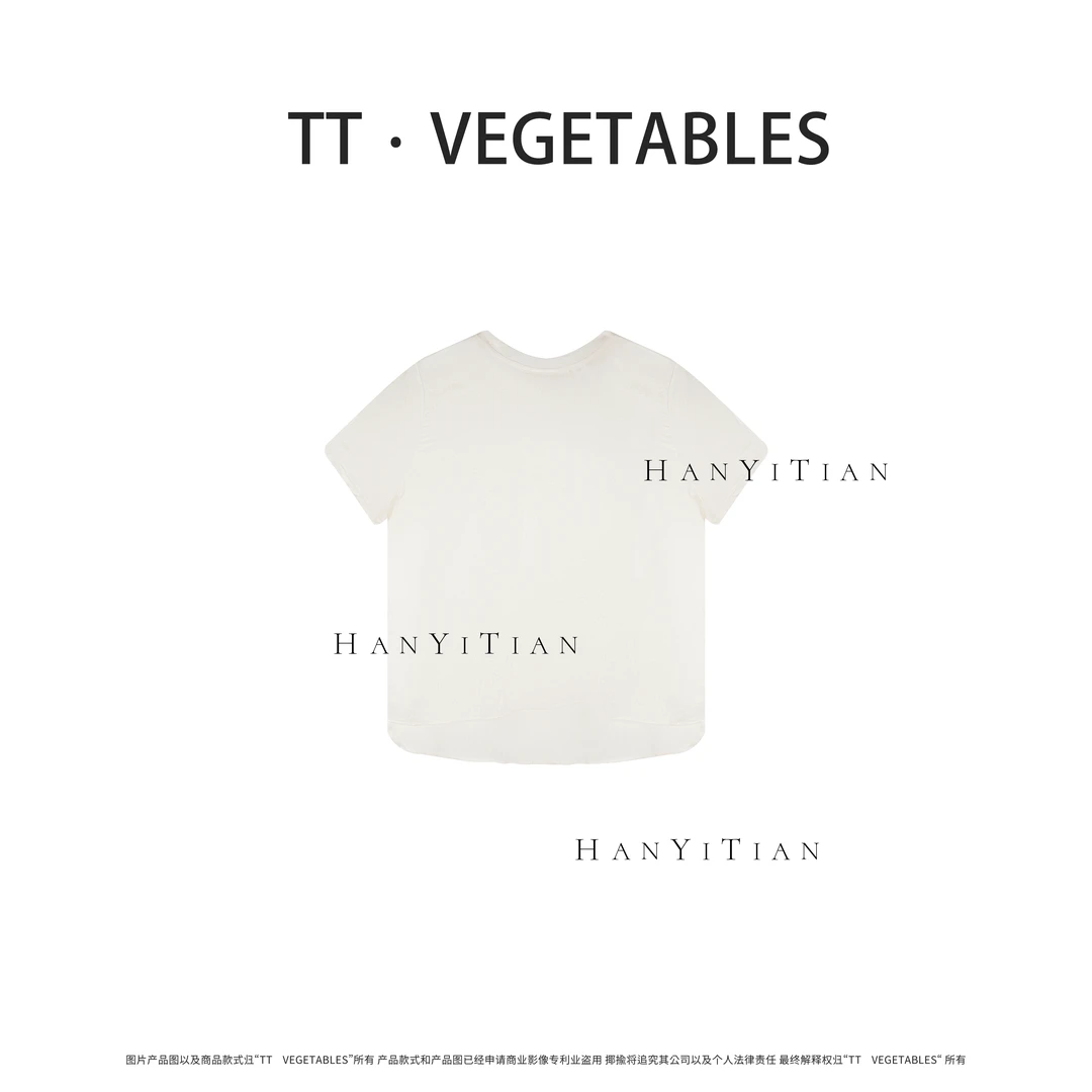 观潮 纯白色花边长袖小衫休闲宽松圆领上衣511382