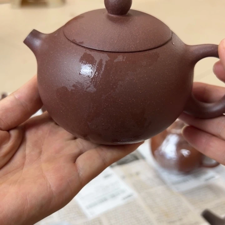 茶壶紫砂紫泥不挑300cc左右