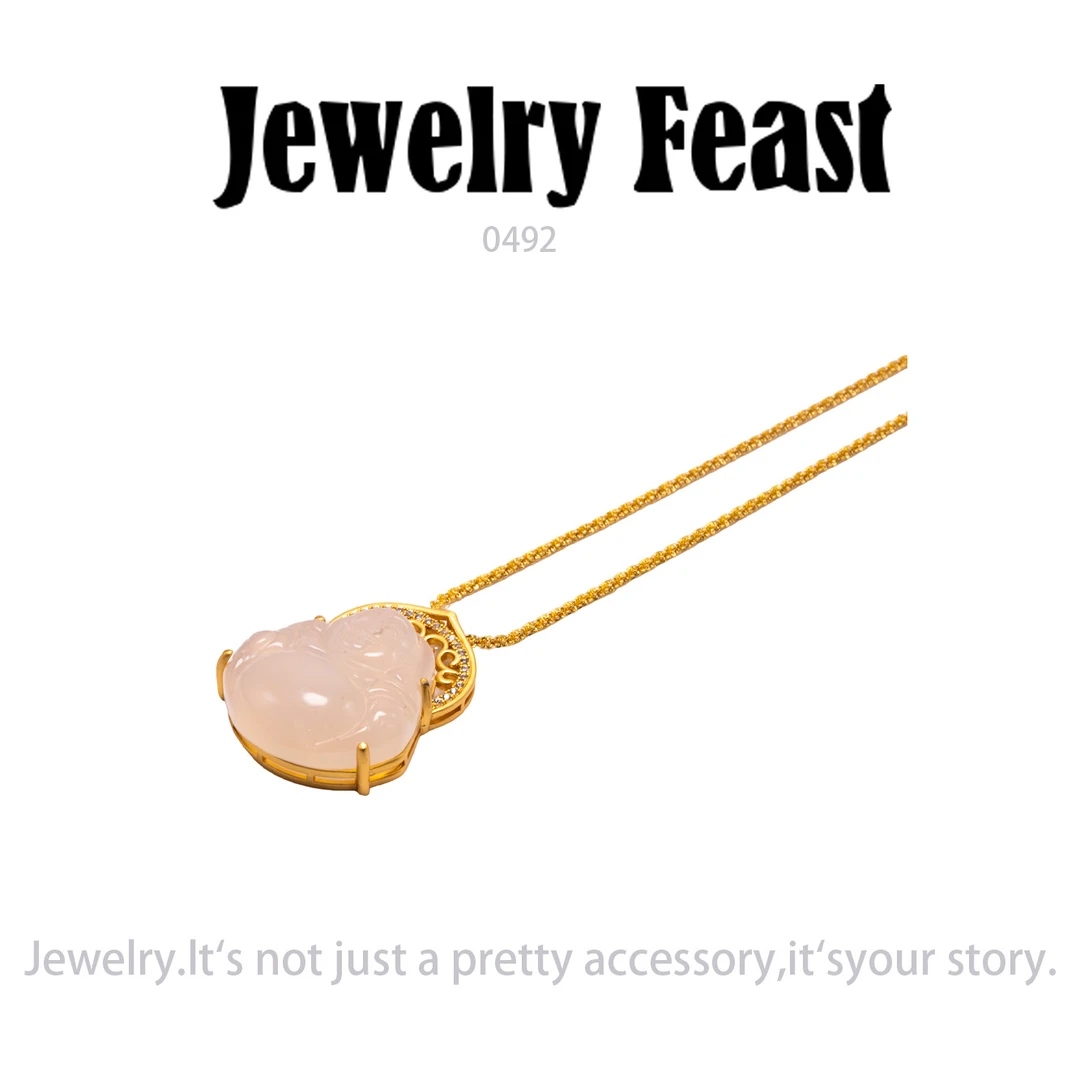 铜合金项链 时尚百搭轻奢设计师项链~0492