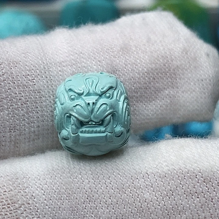 未镶嵌绿松石天然原矿 带武汉地大证书