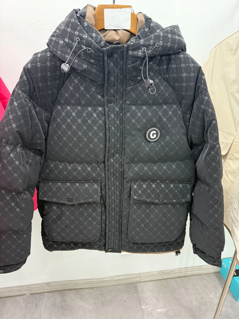 113羽服男冬款2025新款男士上衣高级感工装外套痞帅
