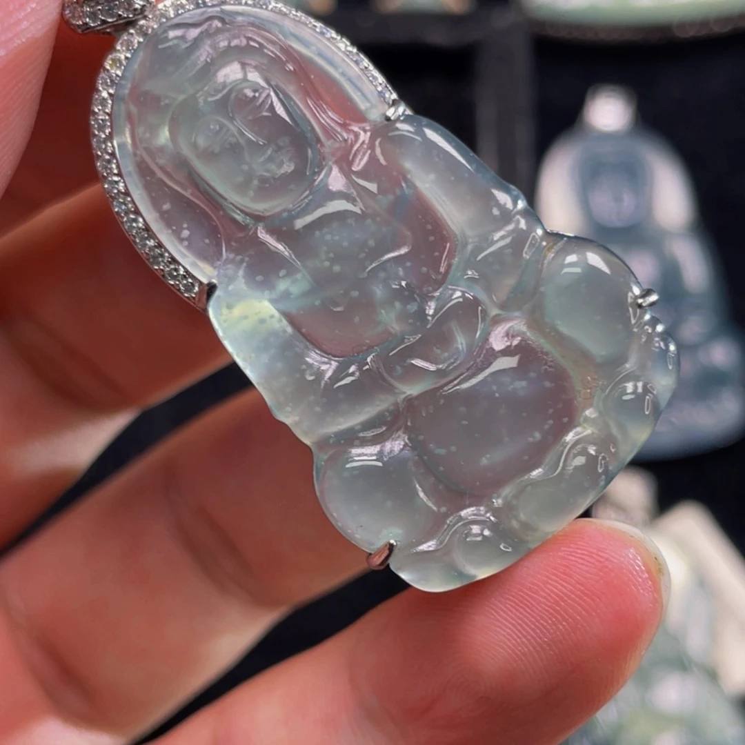 翡翠未镶嵌颈饰6，