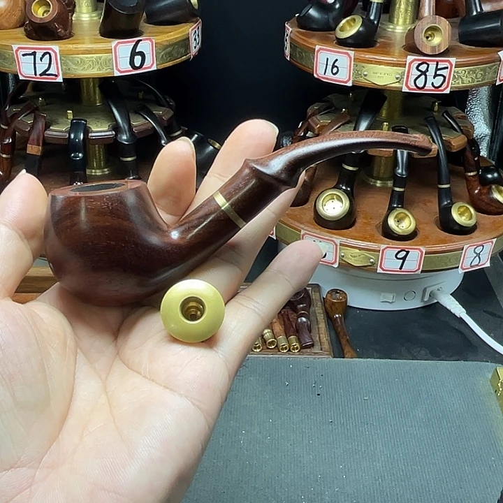 78，小叶紫檀大号炭层三用苹果斗