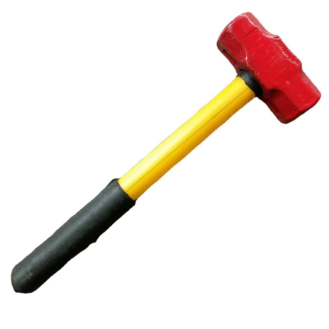 PVC柄八角锤2 3 4LB6LB8LB-20LB石工锤胶柄敲击锤五金工具批发