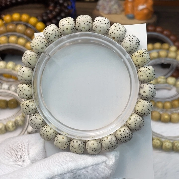 手串星月菩提原生态10✖️9侧留白针尖星