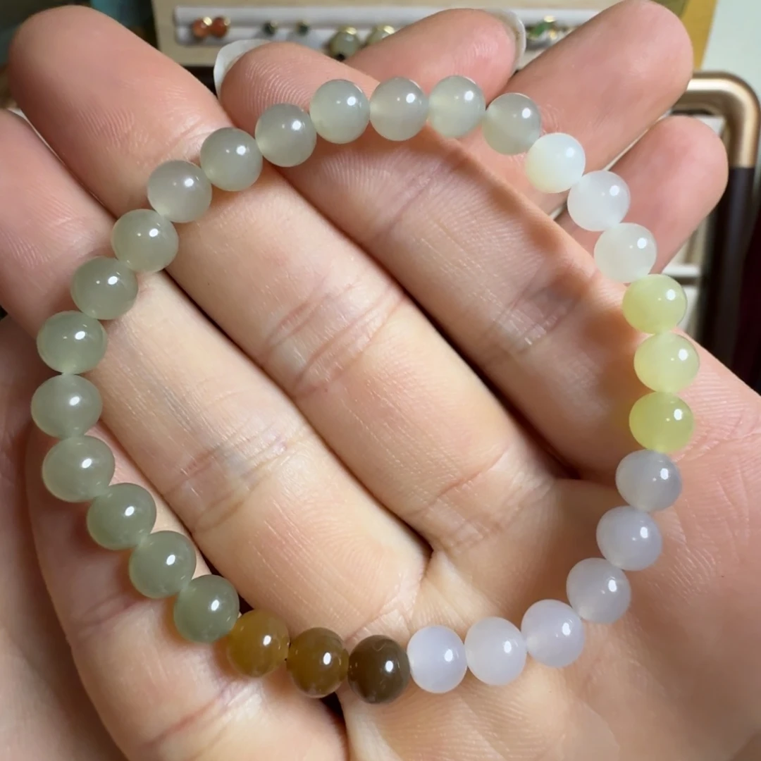 和田玉未镶嵌手串