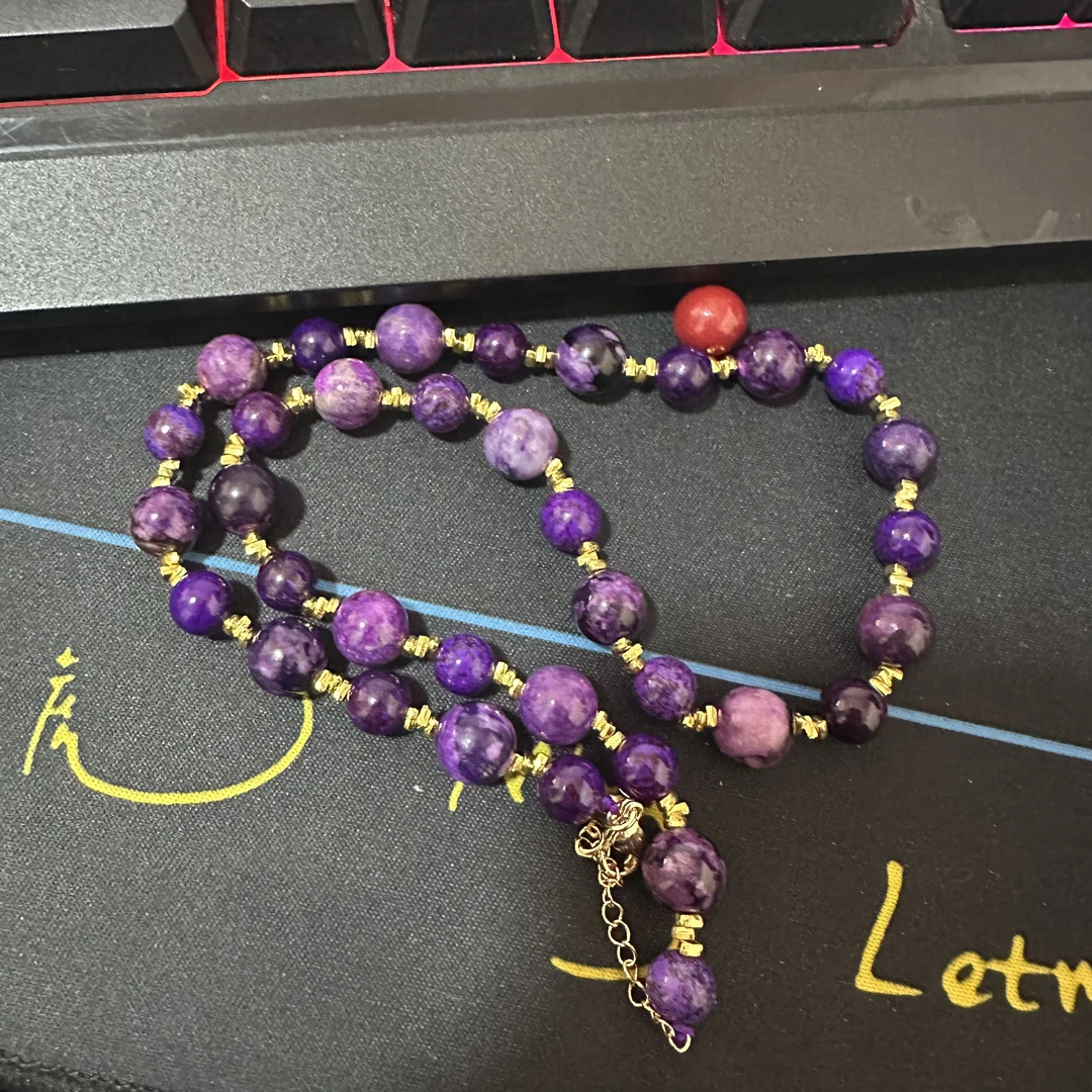 含辰砂工艺品【繁花珠宝甄选】含辰砂工艺品项链RX20051