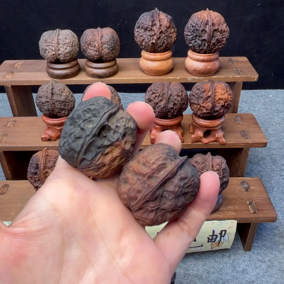 文玩核桃吊坠z紫衣将军膀37mm