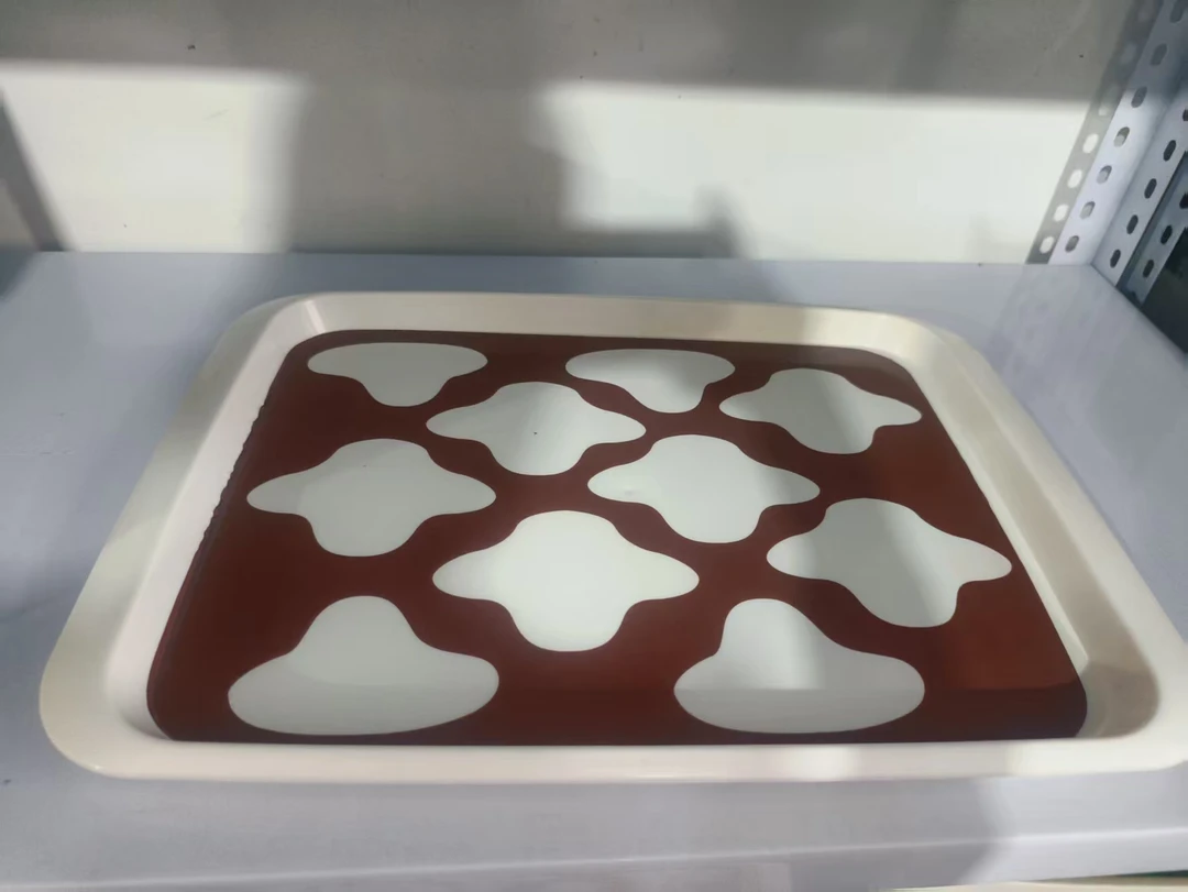 (拍一发二)42X29托盘长方形家用放茶杯高级感轻奢收纳盘