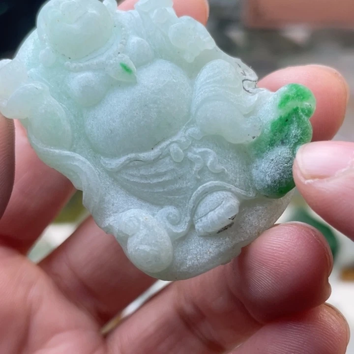 翡翠未镶嵌吊坠(不含链)翡翠料子
