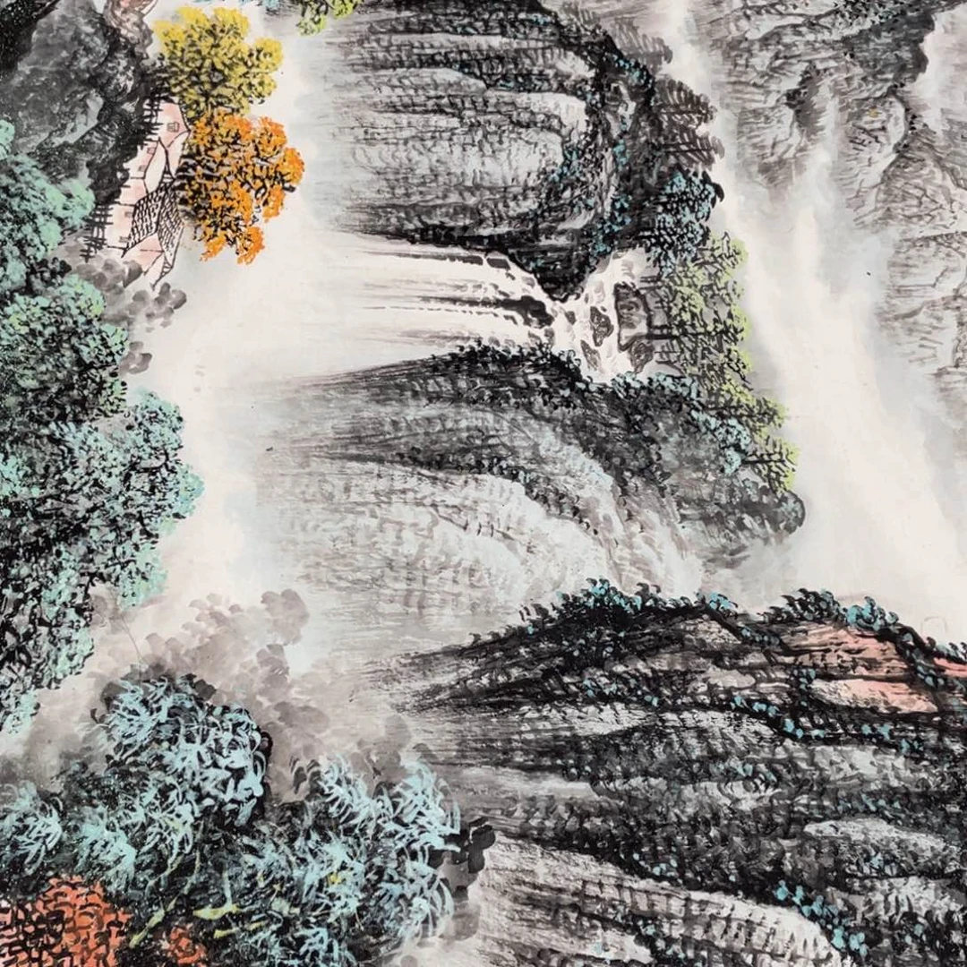 国画老师手绘作品w