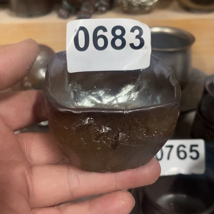 杯子陶柴烧纯手工683