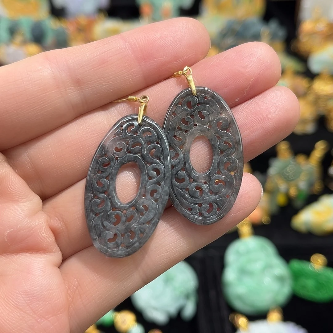 翡翠合金吊坠(赠链)