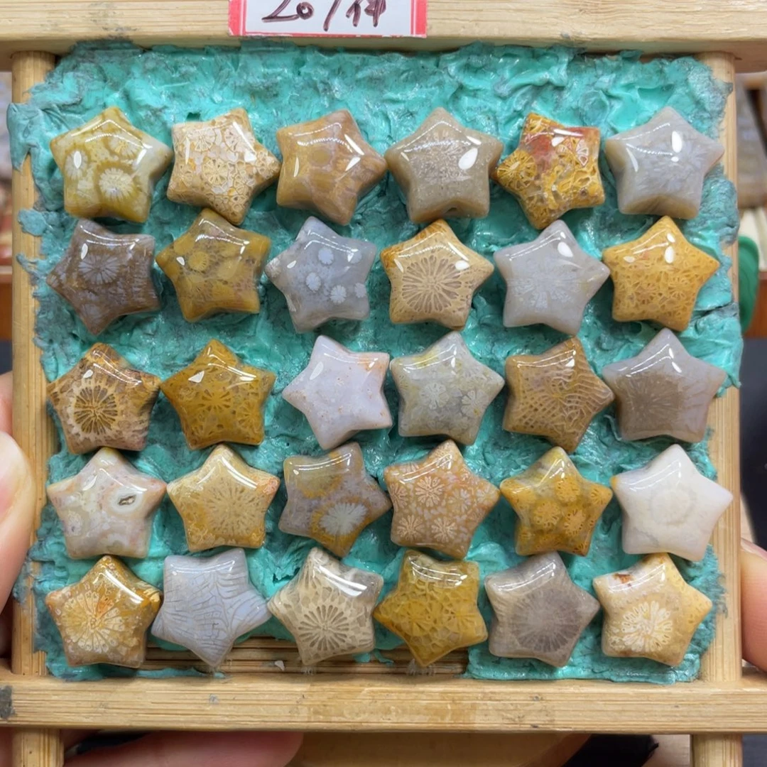 硅化玉未镶嵌颈饰星星20米1个