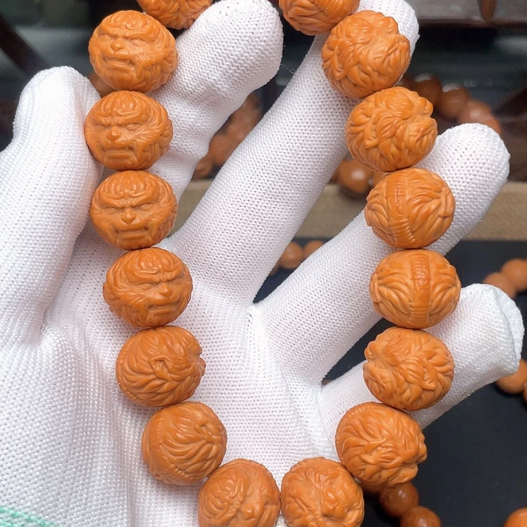 用***4猴头核桃吊坠猴头