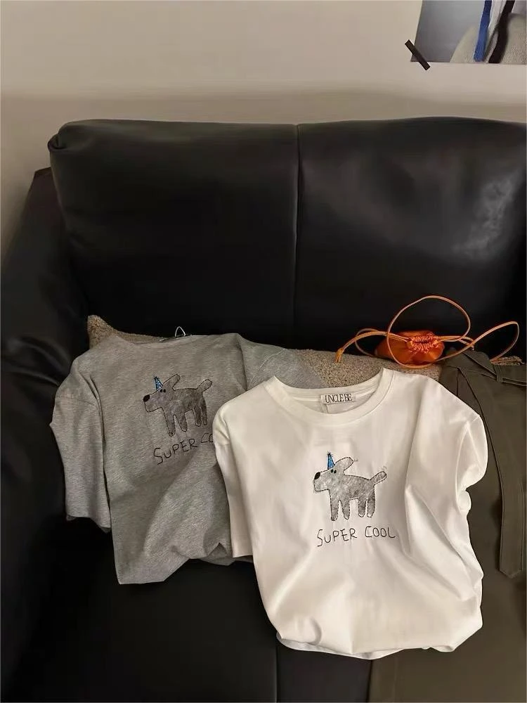 合集B！韩系休闲女款宽松打底实体店短袖T恤夏季洋气韩版ins圆领