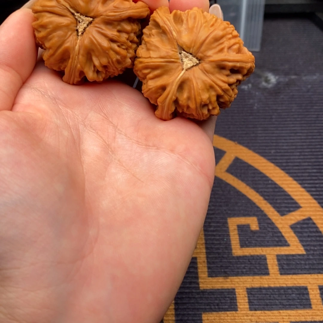 招***王吊坠文玩核桃白狮子