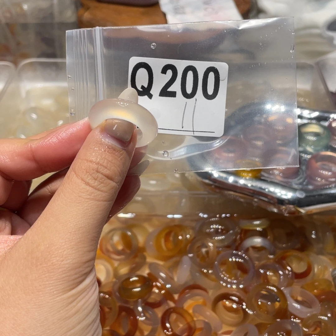玛瑙/玉髓未镶嵌戒指200
