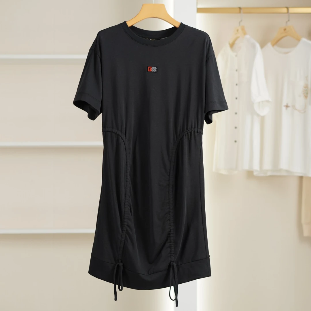 麦迪尚品【金羽J】K472女装夏款圆领针织连衣裙商场专柜正品 D组2