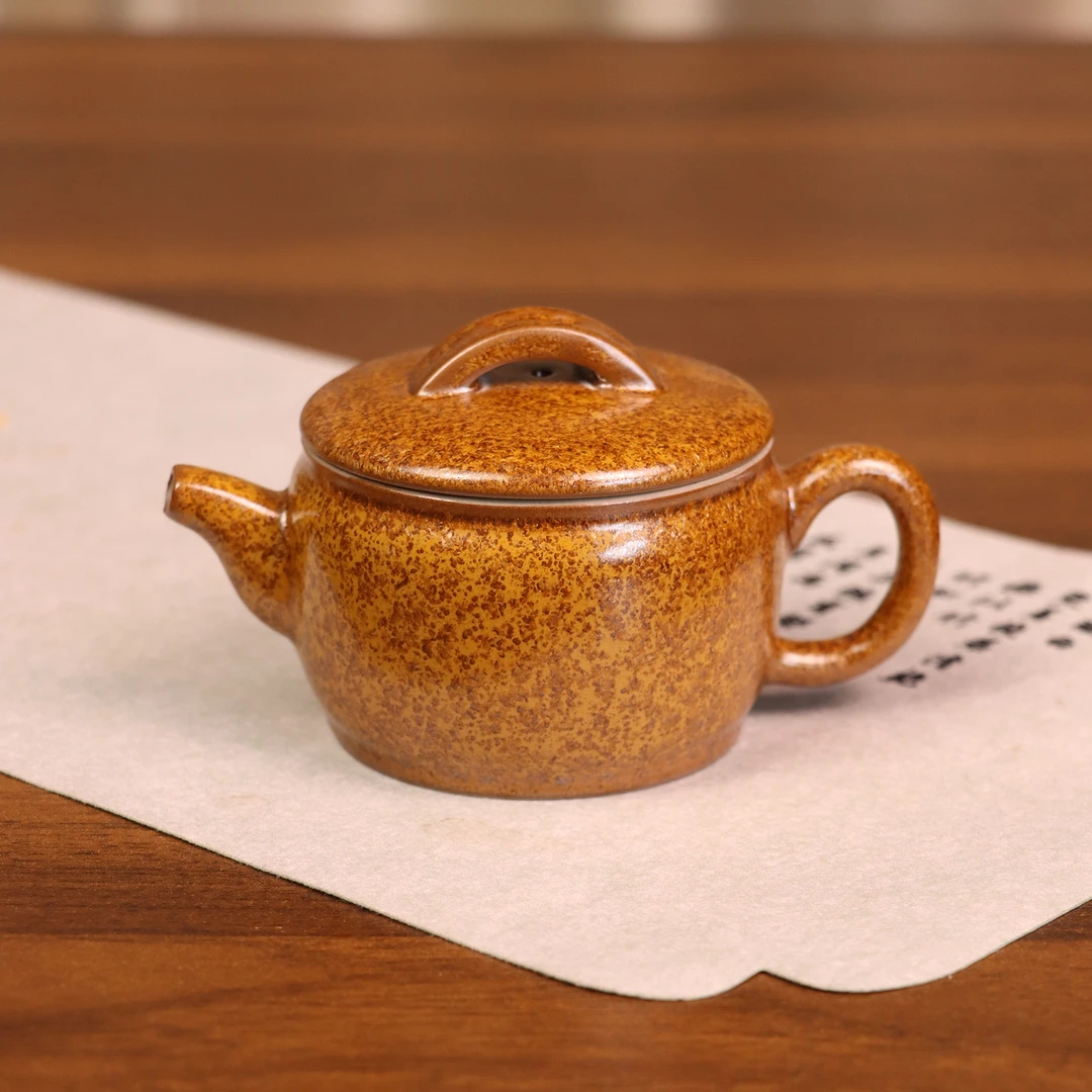 【悦窑】沙金汉瓦壶N.1461.创意高端茶器复古茶壶泡茶器茶具