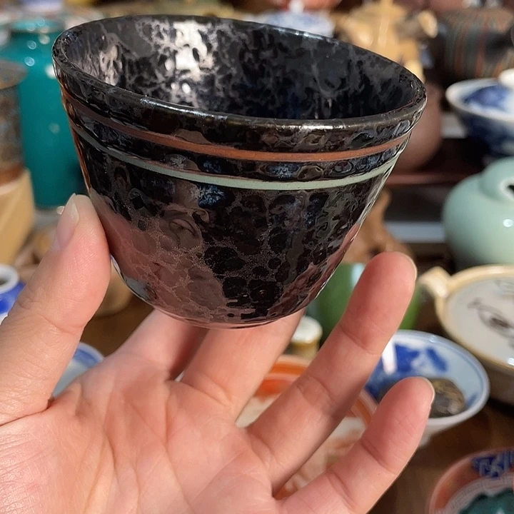 瓷片横石蜗牛杯子好看